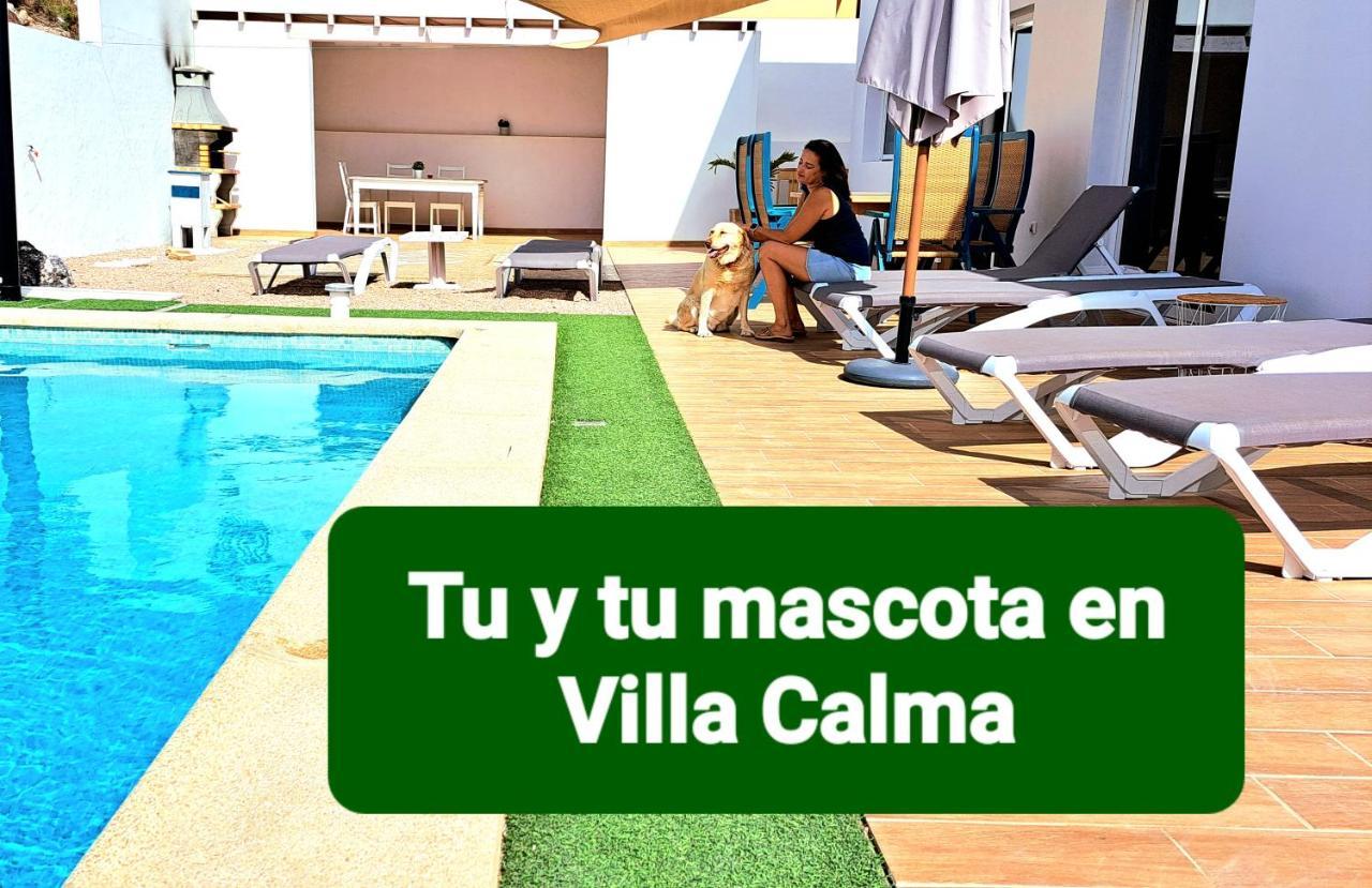 Villa Calma Climatized Pool Private Jacuzzi Spa In Tarajalejo Tuineje Exterior photo